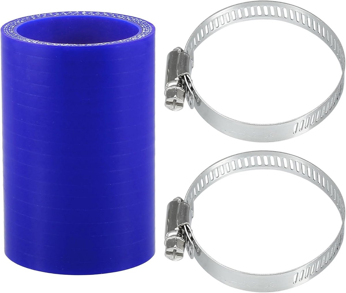 Rechte Koppeling Silicone Slang 1.57" ID 2.99" Lengte 0 Grad Universele Auto Silicone Slang Koelslang 4-Laags 5mm Dikte Luchtinlaat/Turbo/Intercooler Leidingbuis Blauw 1 Set
