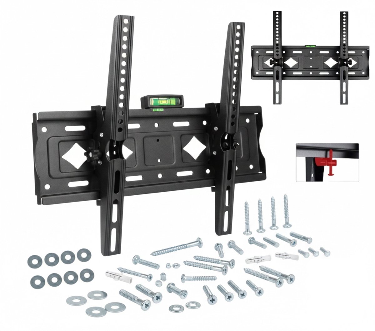 Sterke TV Muurbeugel 25-80 Inch, 80kg, Kantelbaar, VESA