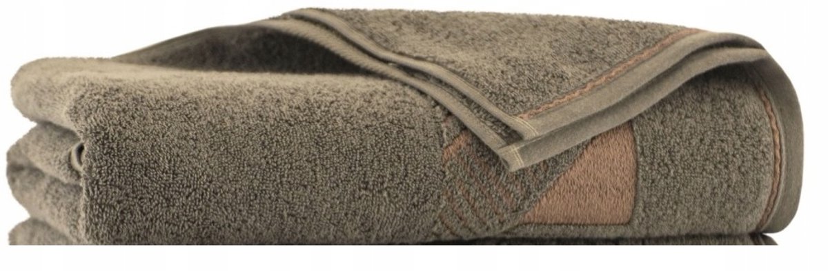 Zwoltex Enzo Handdoek Egyptisch Katoen Beige 70x140 cm