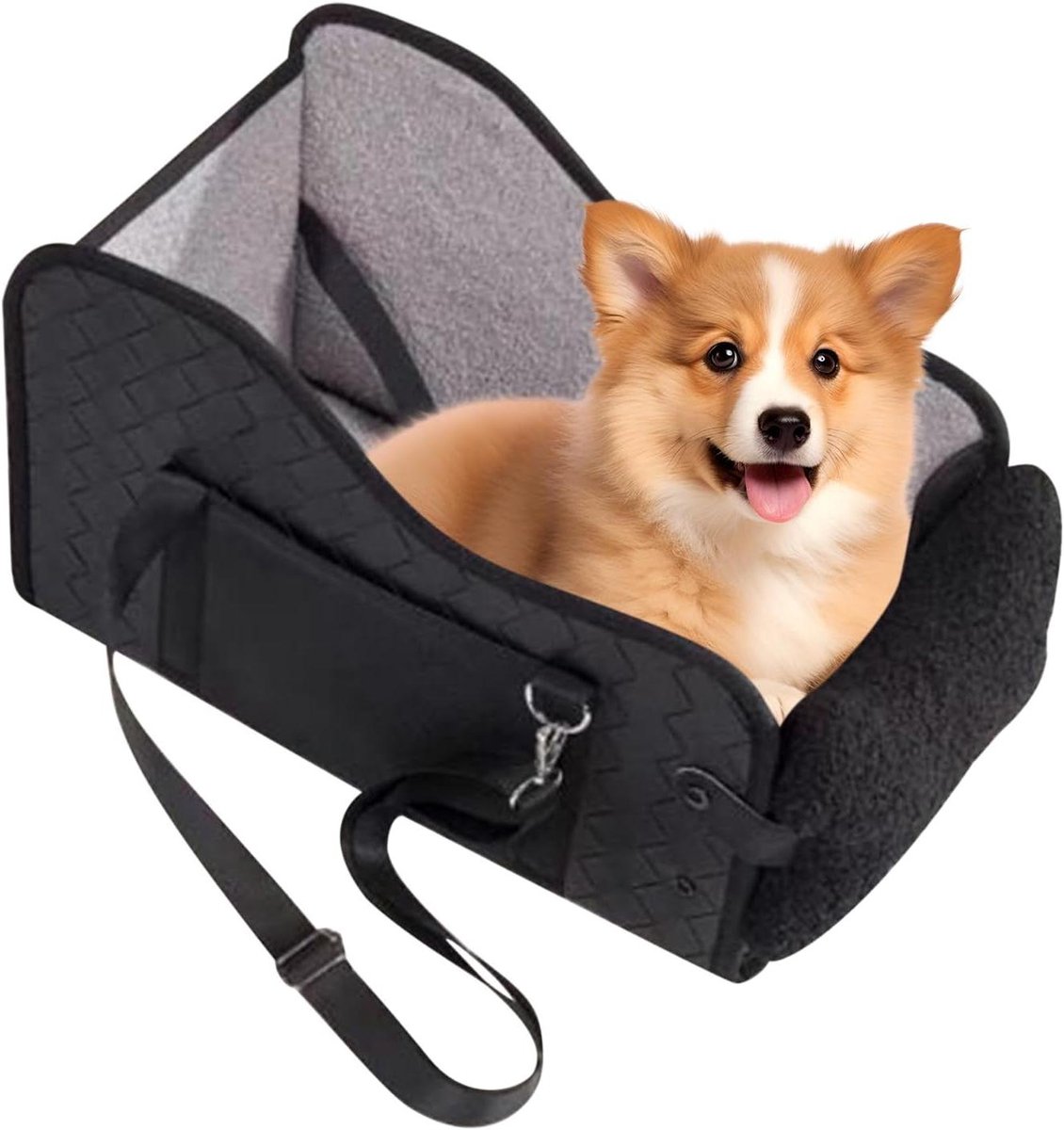Autostoel voor Honden - Hond Autostoel Verhoogkussen - Veilig Reizen - Opvouwbaar Draagbaar - Tot 6.4 Kg - Niet gespecificeerd