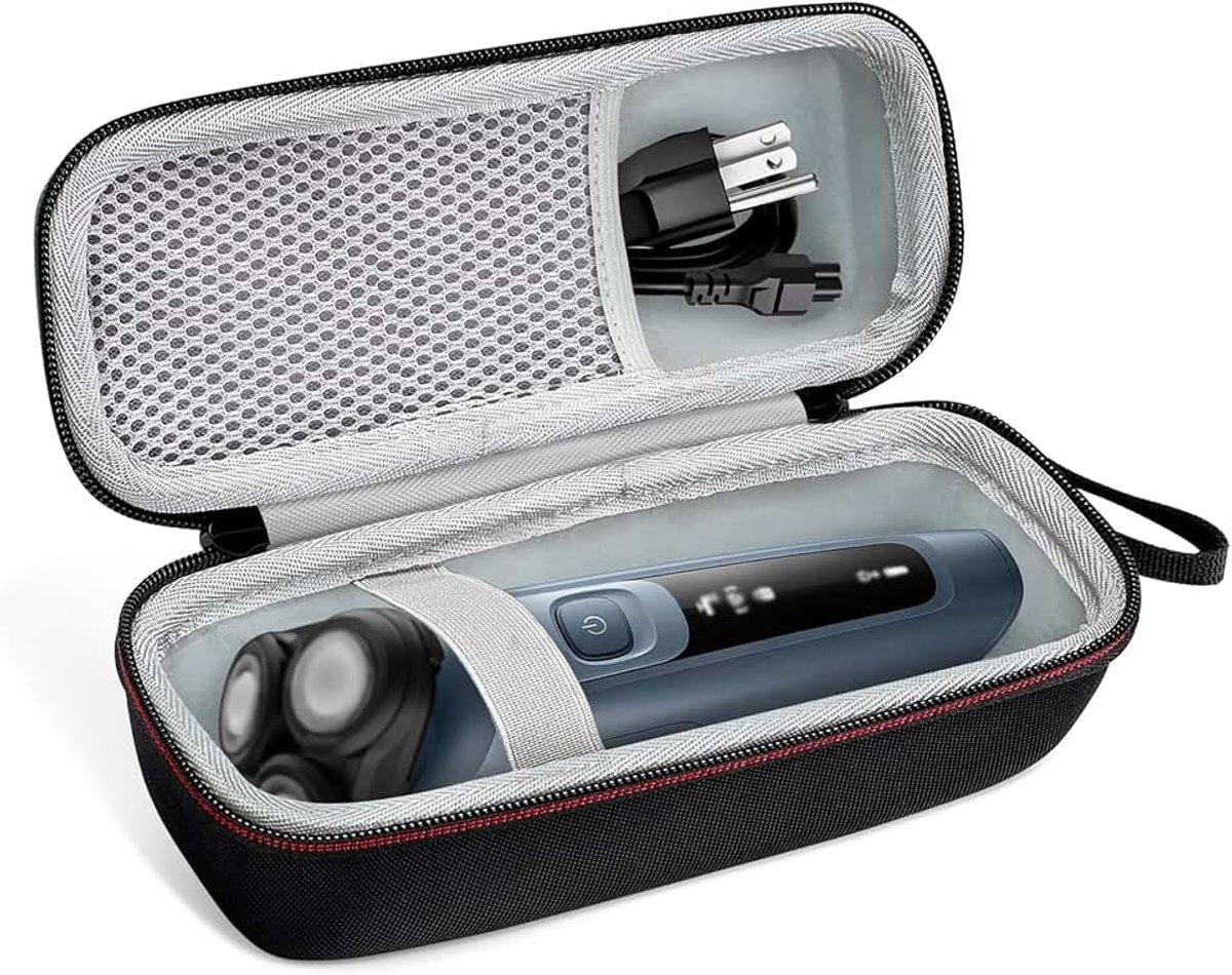 Elektrorasierer Beschermhoes Compatibel met Philips Shaver Series 5000 6000 3000 7000 Draagbaar Hard Reishoes Beschermhoes Waterdicht Tas voor Elektrisch Nat-en Droogscheerapparaat Opbergdoos
