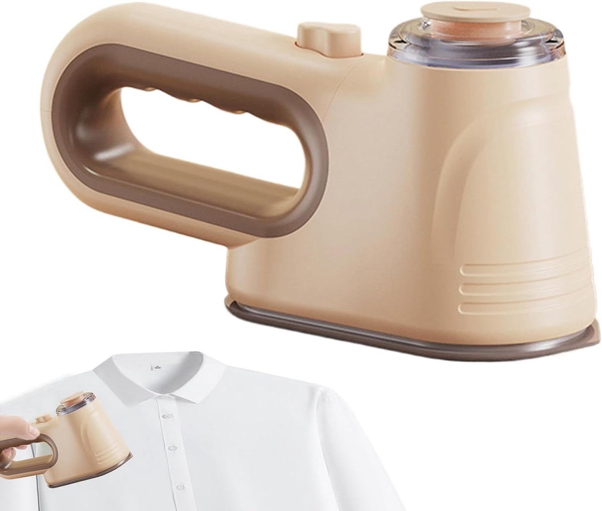 Kledingstomer - Handstomer - Kreukels Verwijderen - Snel Verwarmend - Compact Formaat - Zwart