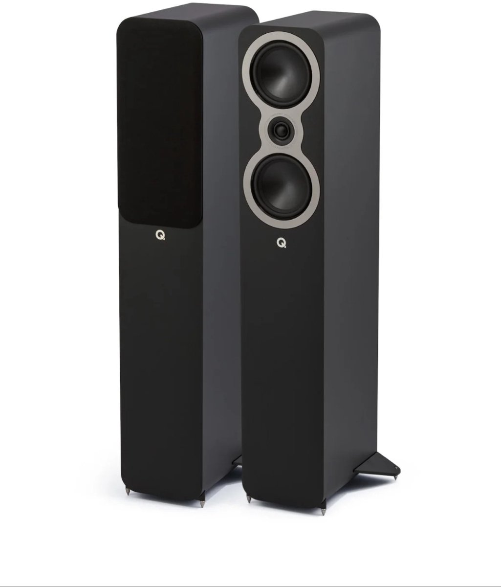 Q Acoustics 3040c - Vloerstaande Luidspreker - Zwart