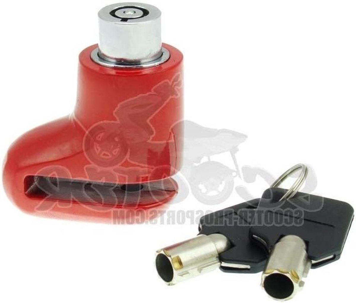 Mini schijfslot - Scooter slot - Diefstalpreventie motor - Universeel gebruik - Compact formaat - Zwart