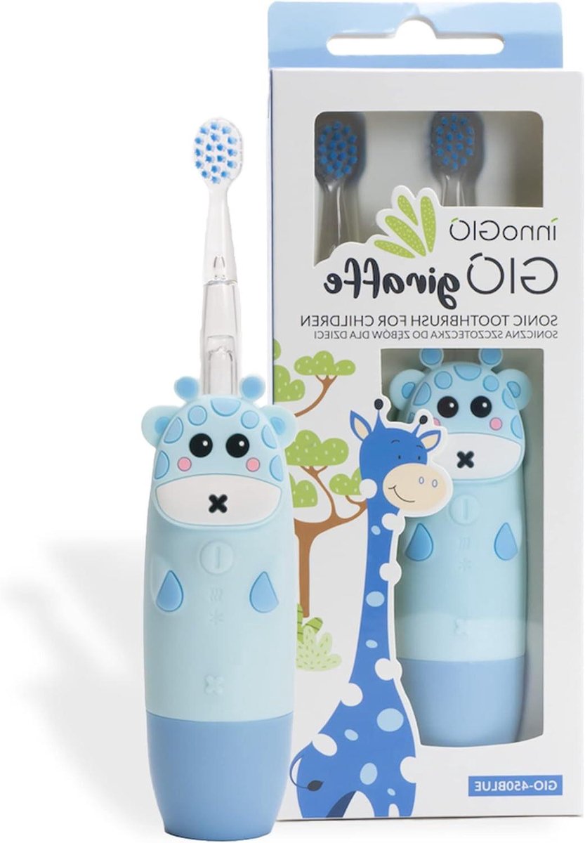 Elektrische tandenborstel - Kinder tandenborstel - Mondverzorging - Met timer - 35 x 35 x 16 cm - Blauw