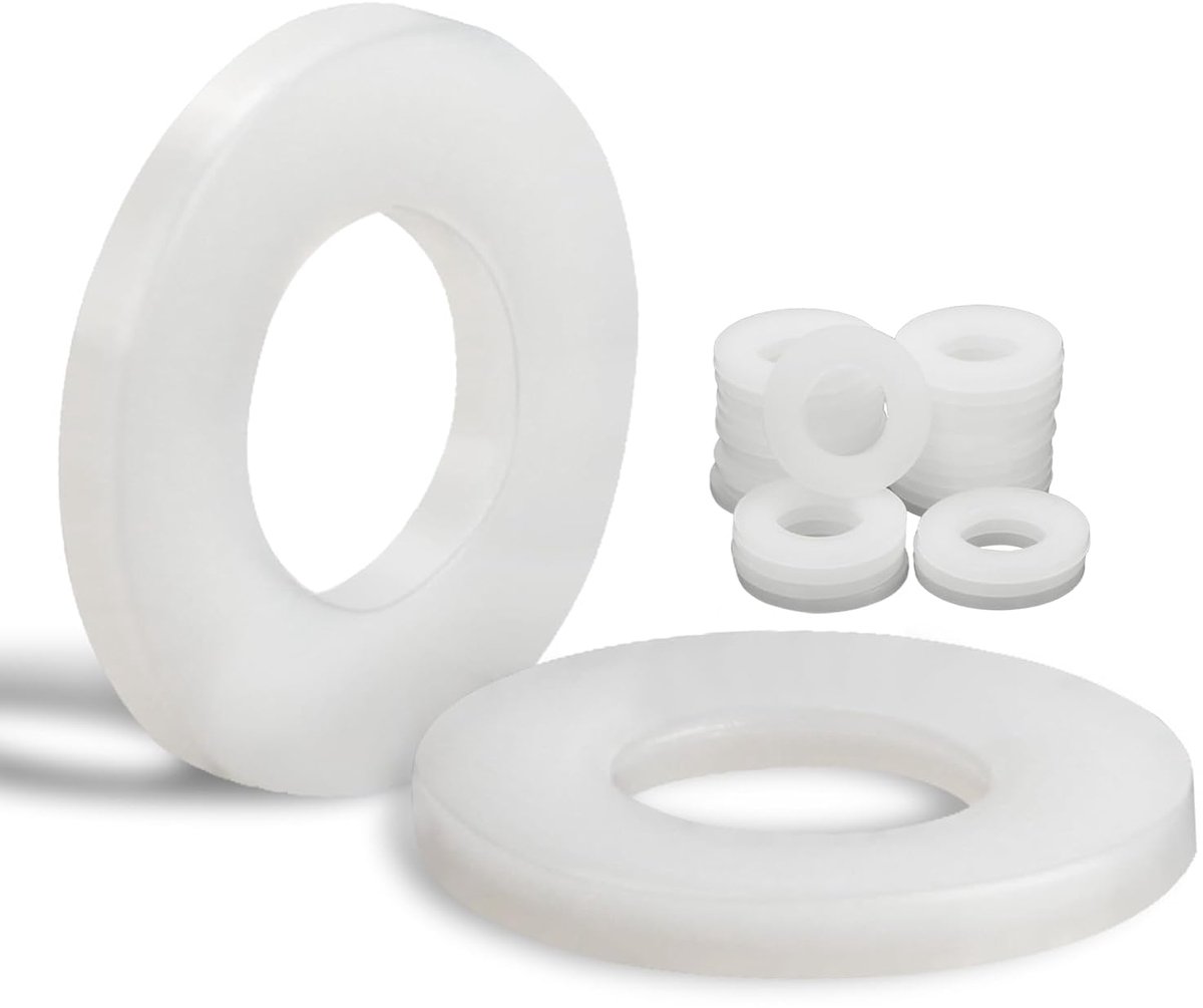 30 stuks kunststof onderlegringen, M12-24 mm, nylon onderlegringen, carrosserieringen, kunststof ringen, bijlegringen voor machines, elektrische apparaten, loodgieter, M3, M4, M5, M6, M8, M10