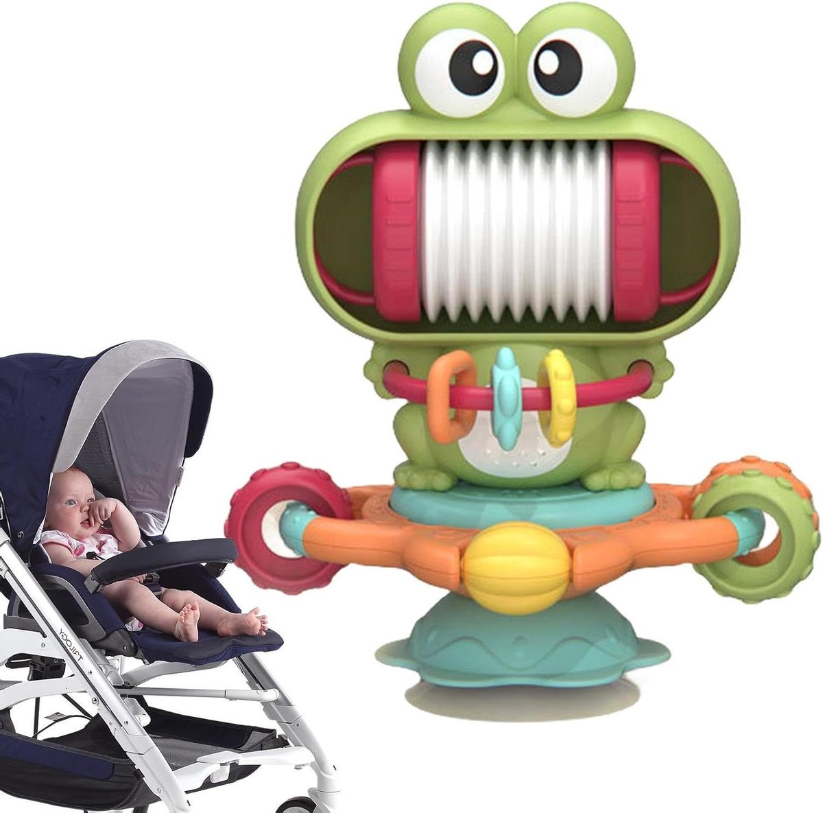 Kinderstoel Speelgoed - Zuignap Speelgoed - Baby Educatie - Geluids- en Muziekfuncties - 13.5 x 12.6 x 18 cm
