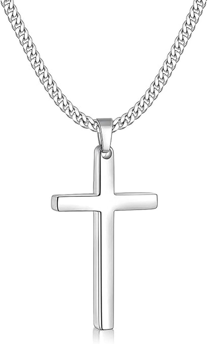 Halskettingen Heren Hanger Roestvrij Staal Ketting Zilver Goud Zwart 28 * 15 mm-50 * 30 mm