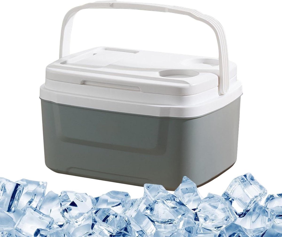 Harde Koelbox - Geïsoleerde Box - Buitenactiviteiten - Betrouwbare Koeling - 6 Liter - Groen