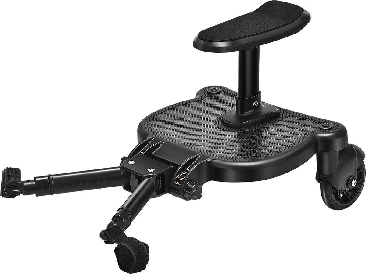 Buggy board 2in1 - Afneembaar zit- en staanplatform - Geschikt voor de meeste kinderwagens - SnelShoppen