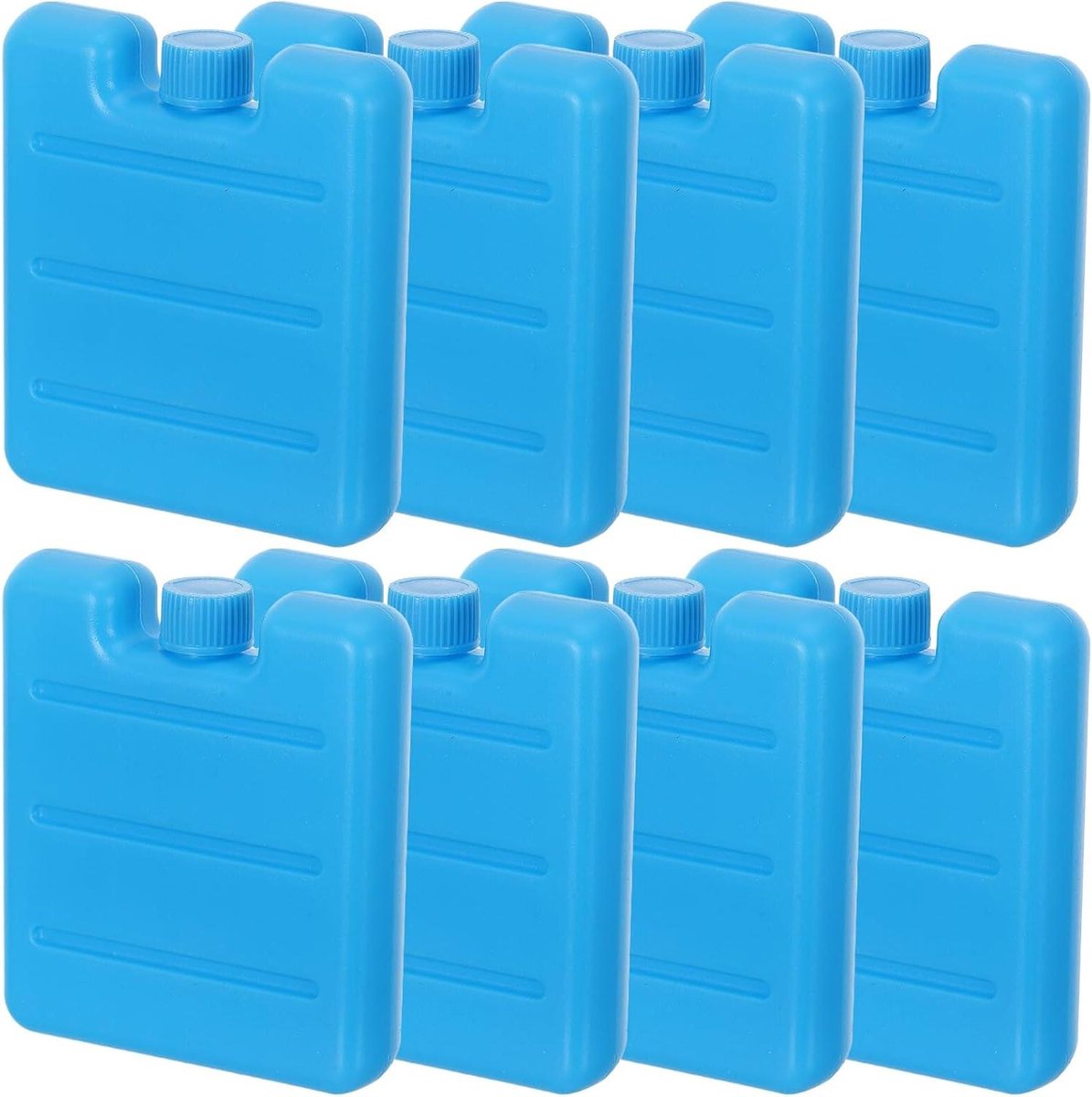 Herbruikbare Ijskoelblokken - Koelbox Ijs - Buitenactiviteiten Koelen - Verbeterde Koeling - 8 Stuks - Blauw