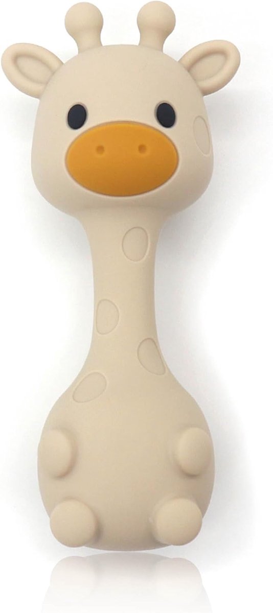 Giraffe bijtring BPA-vrij, rammelaar en grijpen, babyspeelgoed vanaf 3 maanden, kauwspeelgoed voor baby's, veilig babyspeelgoed voor jongens en meisjes