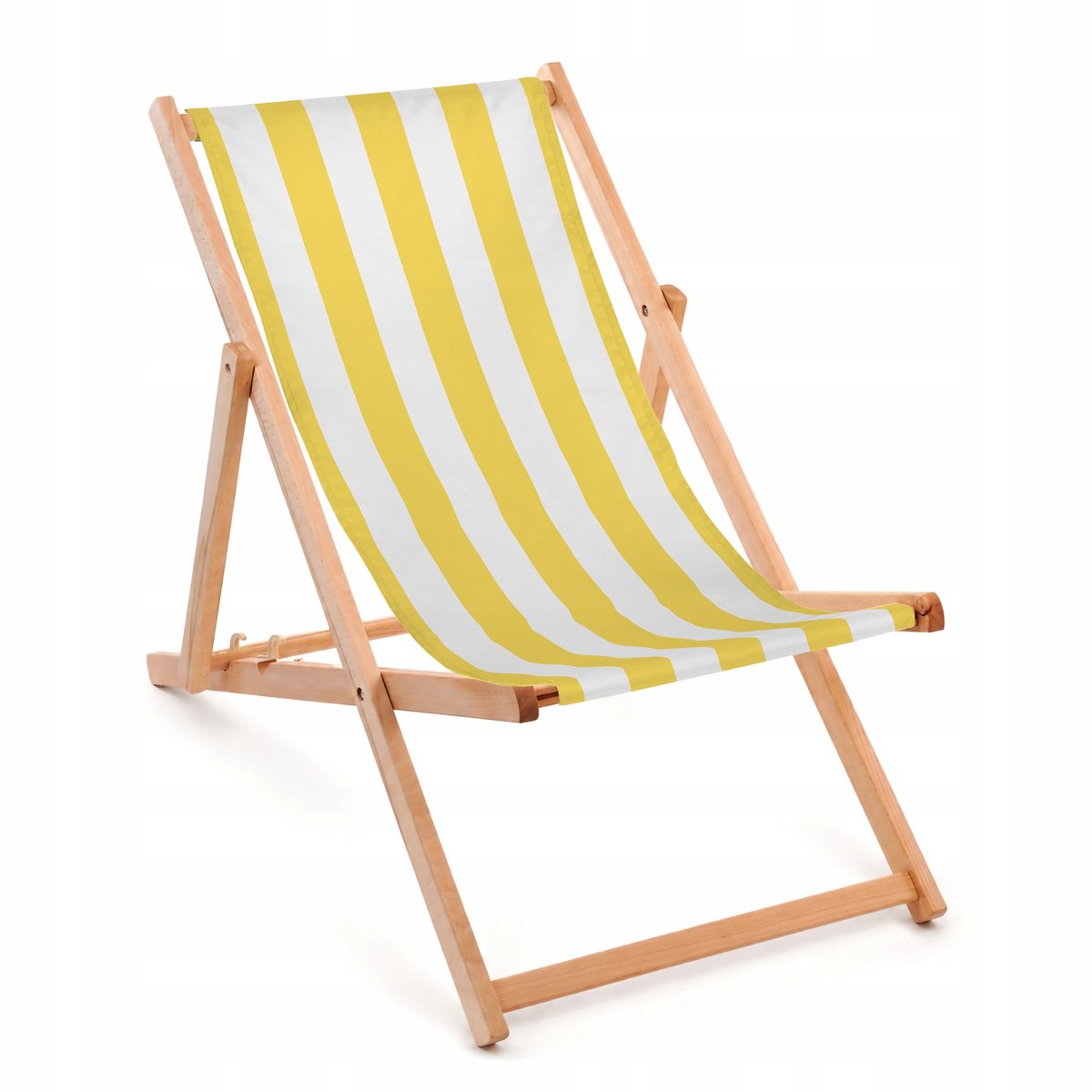 Houten Klapstoel Tuin Strand - Gestreepte Design - Beukenhout
