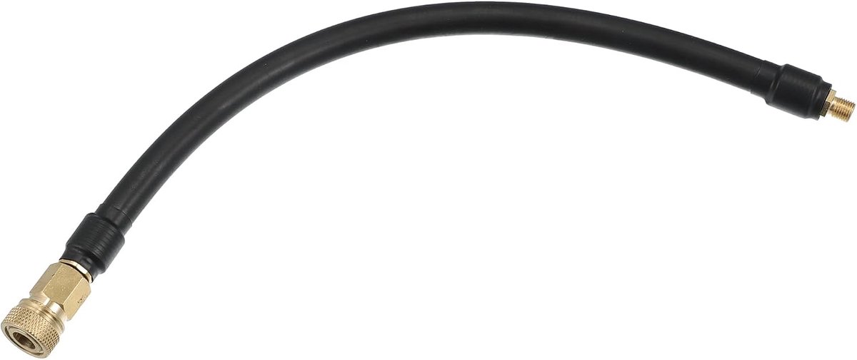 Auto motorfiets luchtinflator verlenging slang rubber 30 cm 12"