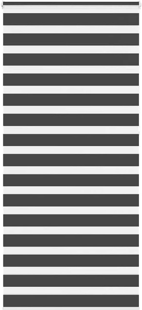 Dag- en Nachtgordijn, Dubbellaags Rolgordijn Zonder Boorklem of Schroefbevestiging, Privacylichtregeling voor Slaapkamer, Keuken, Badkamer, Kantoor en Woonkamer (110x230 cm)