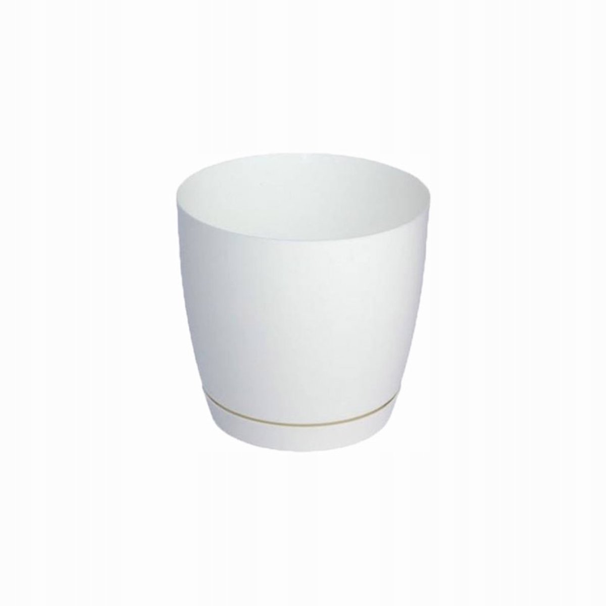 Form-Plastic Toskana Pot Pastel Framboos 13cm met Schotel