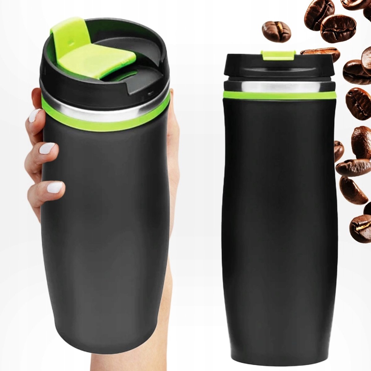 RVS Thermosbeker 400 ml - Voor Koffie & Thee, Lekvrij