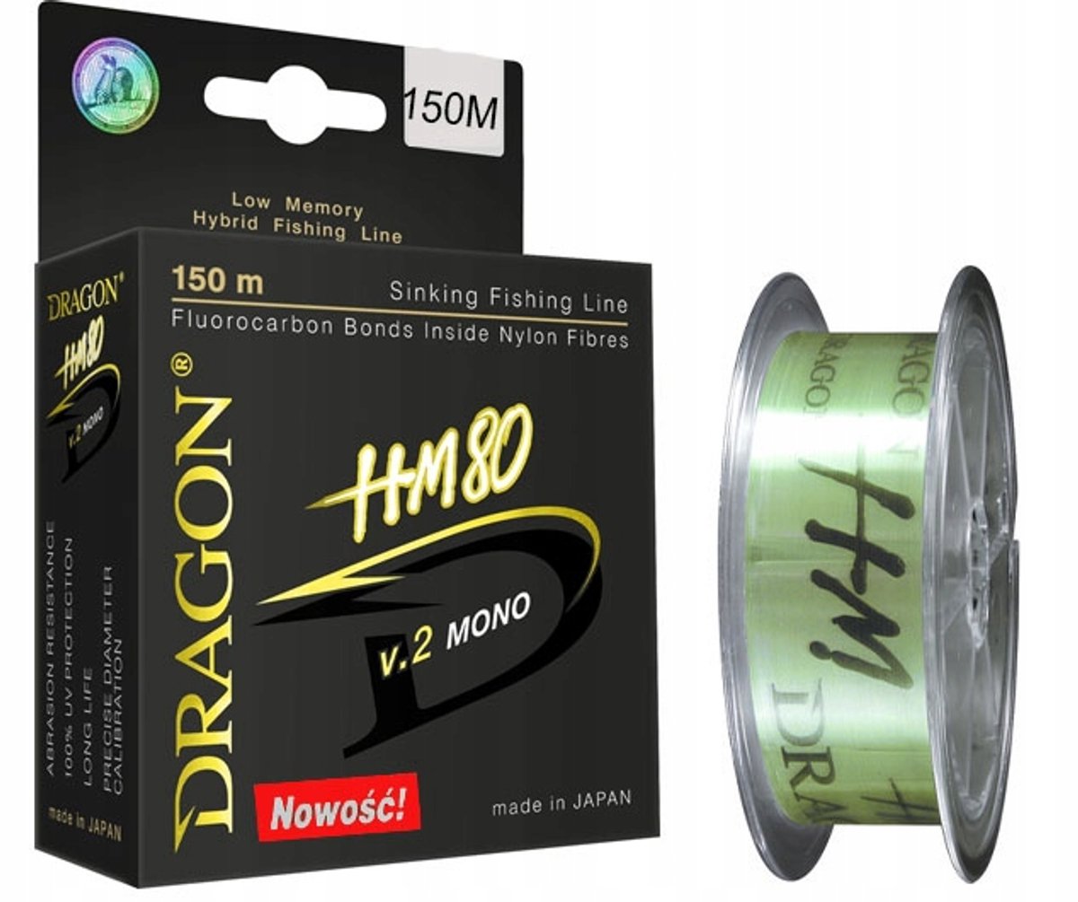 Dragon HM80 Hybride Vislijn 150m 0.201mm - Snel Zinkend