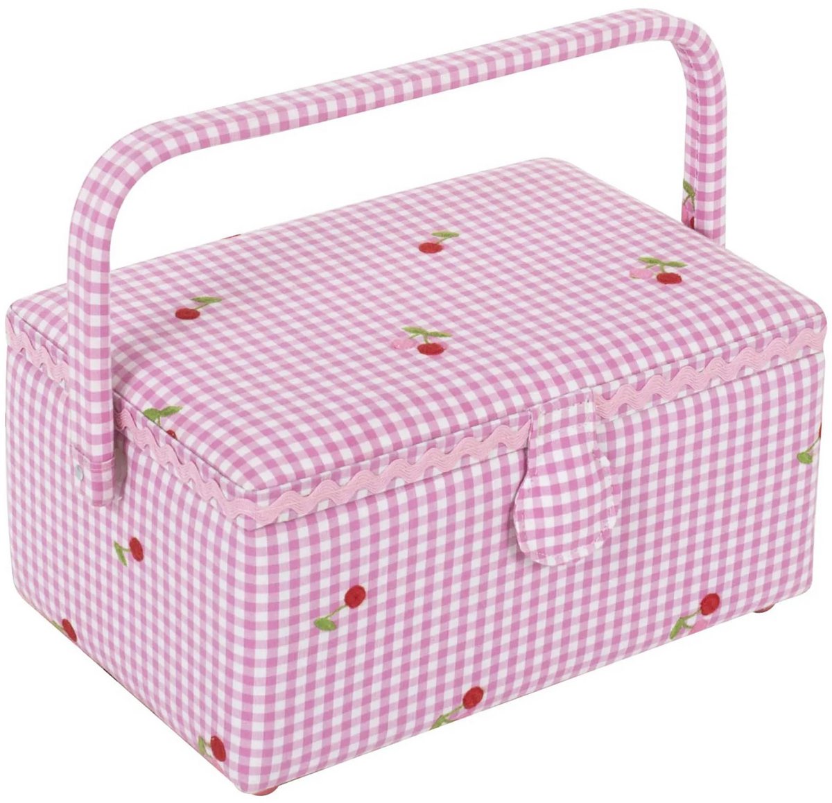 Hobby Gift Naaimand (M): Geborduurde kersen: 17,8 x 24,5 x 14,5 cm