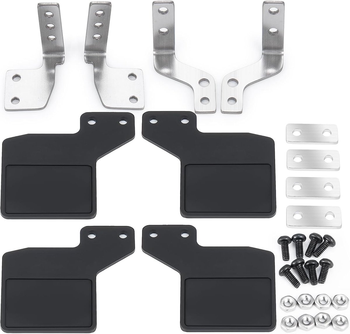 Rubberen spatbord met metalen houder voor TRX4M Defender 1/18 RC Crawler auto upgrade onderdelen
