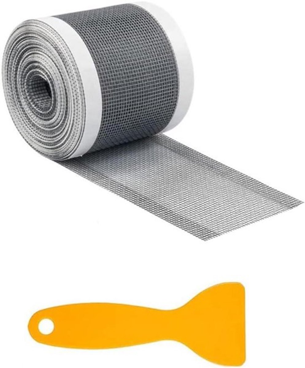 Afvoer haarvanger - Haarfilter - Sticker - Wit - Vloerafvoersticker - Doucheafvoer - Mesh - Opklem - Douchegoot - Afvoerfilter - Zelfklevend - Netsticker - Afvoerzeef voor keuken, badkamer, wastafel - 12 cm x 4 m