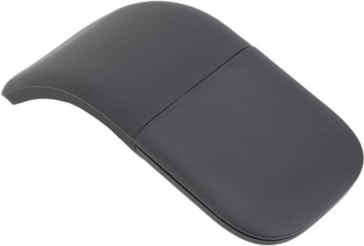 Dunne Draadloze Vouwbare Arc Touch Muismat voor Laptops, Tablets en Smartphones - Zwart, Ergonomisch en Draagbaar