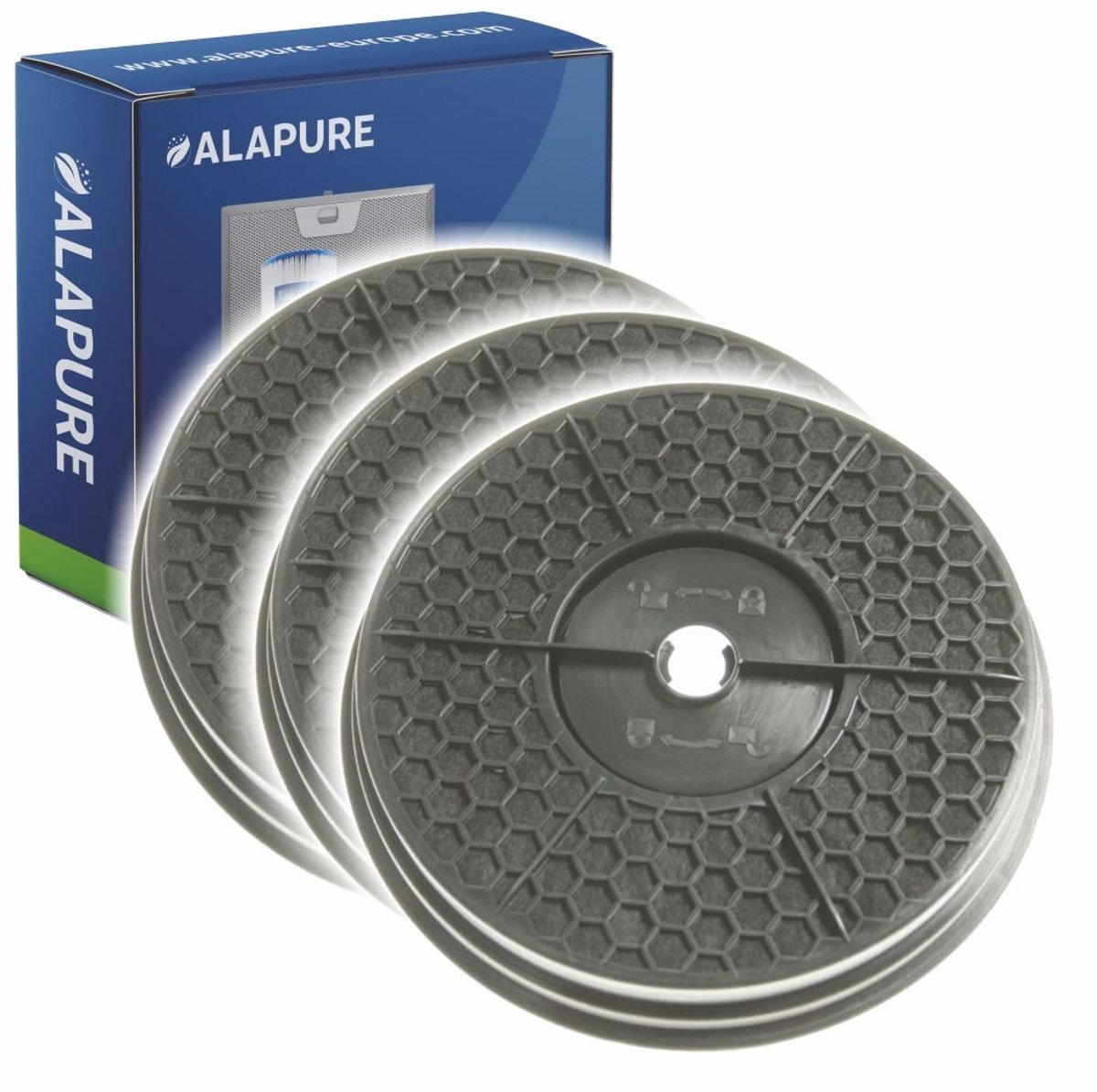 3x Koolstoffilter voor AEG MCFE50 / EFF57F / 4055480570 / 902 980 041