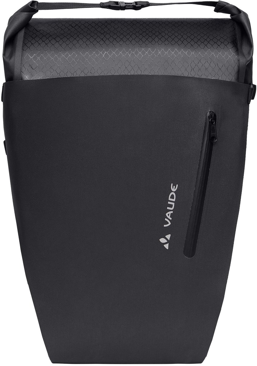 VAUDE fietstas rugzak met laptopvak Aqua Transformer 26 Backpack Black / Black zwart