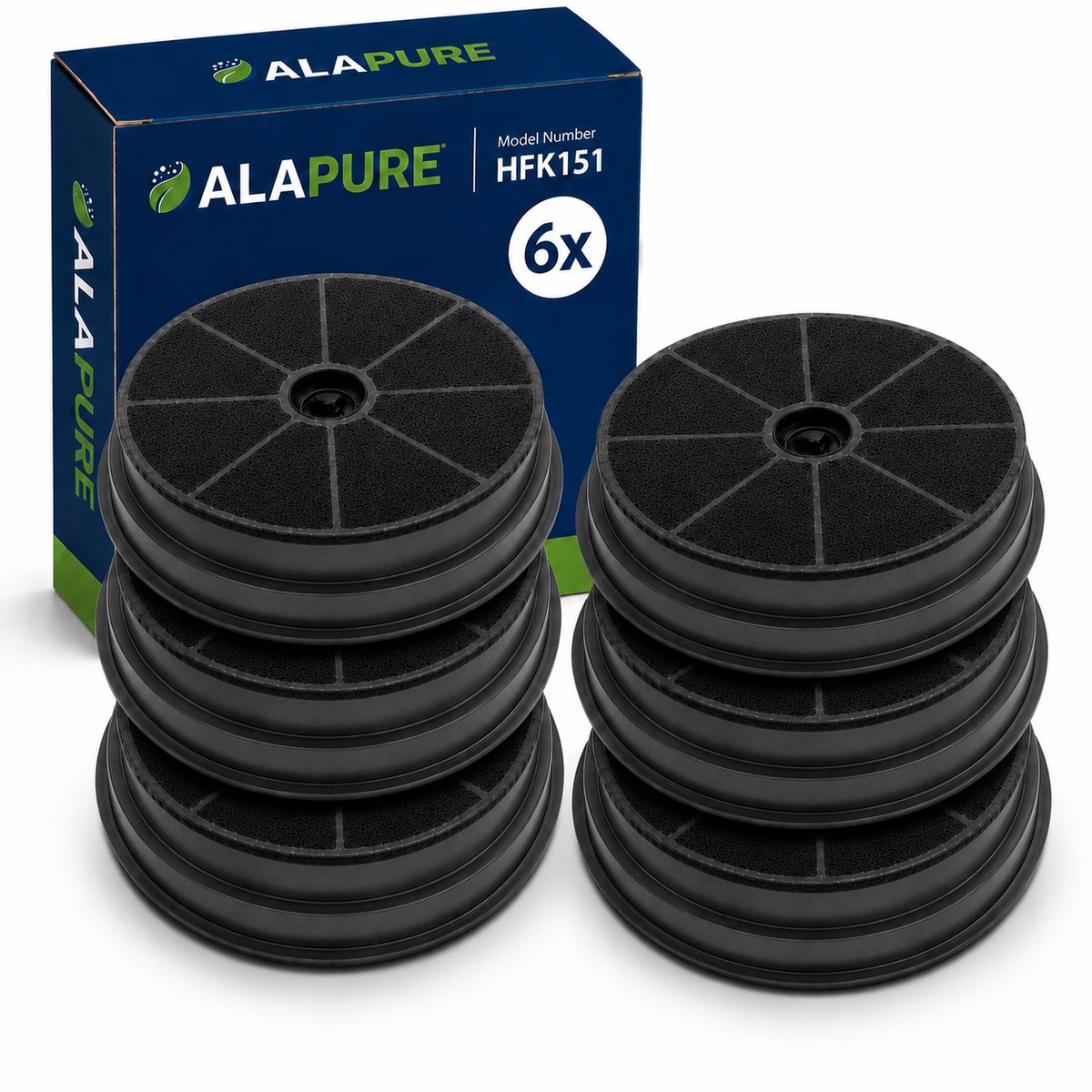 6x Koolstoffilter voor AEG 9029793784