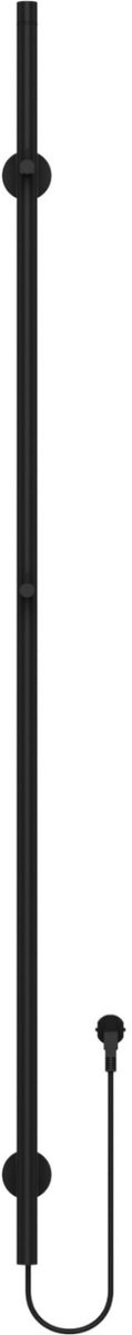 Elektrische Staafhanddoekradiator - Mat Zwart I 1500x63 - 60 Watt |