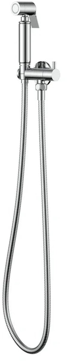 DutchLine - Bidet Knijp Handdoucheset – Chroom