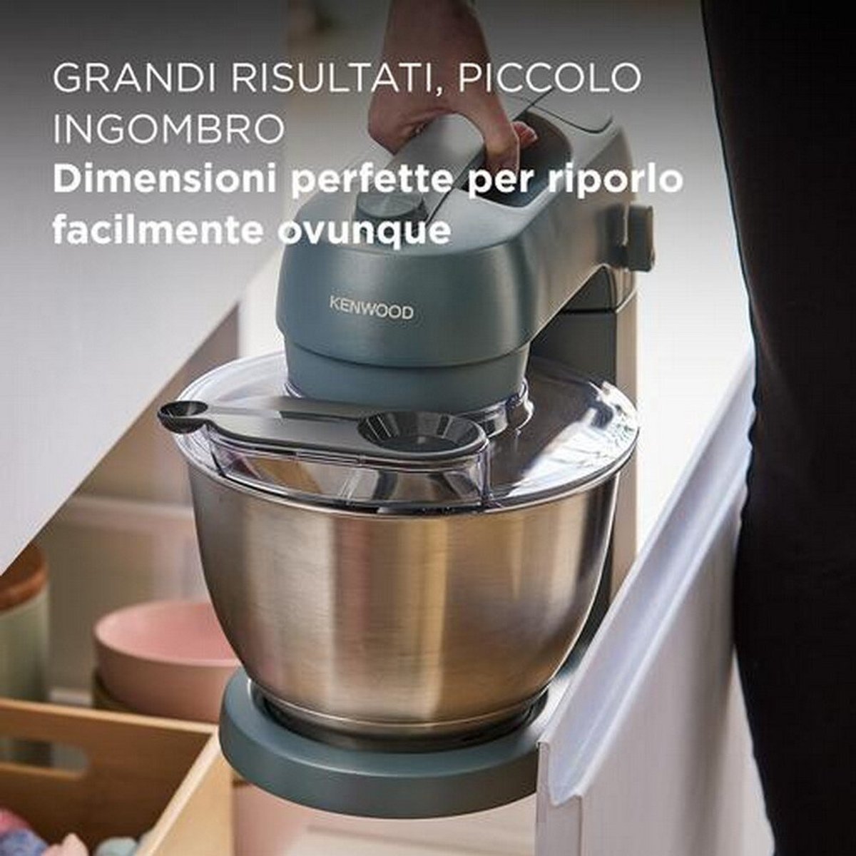 Kenwood GO KZM35: Compacte 800W Keukenmachine, 4L Mengkom thumbnail 8