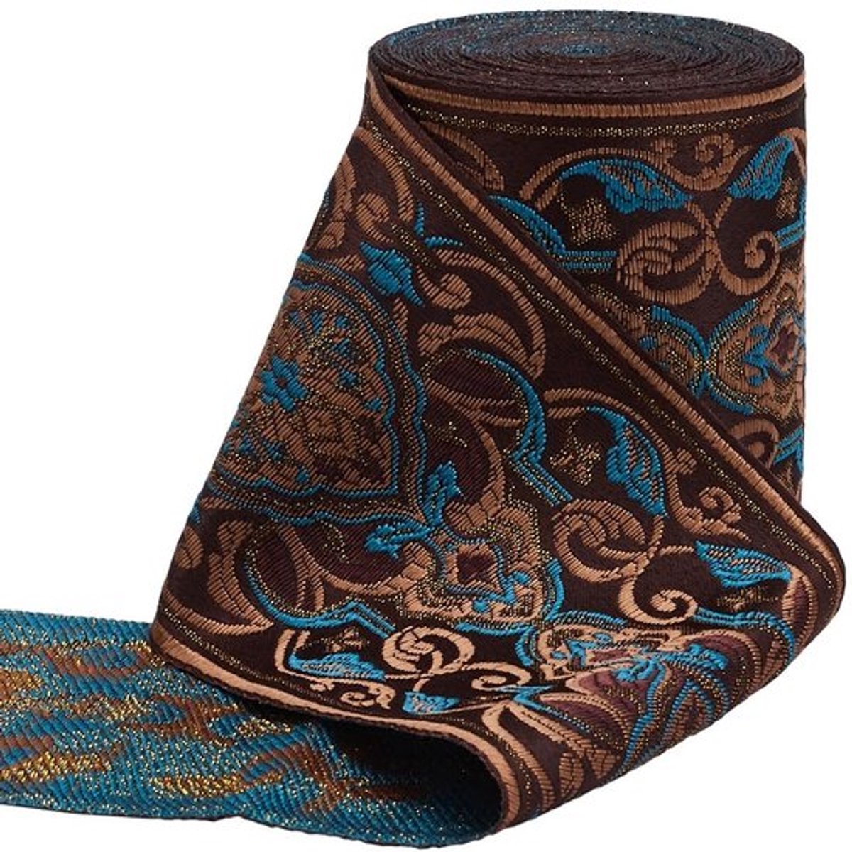 Zeynomax - Vintage Borduurwerk Trim - Boho Jacquard Lint - Diepe