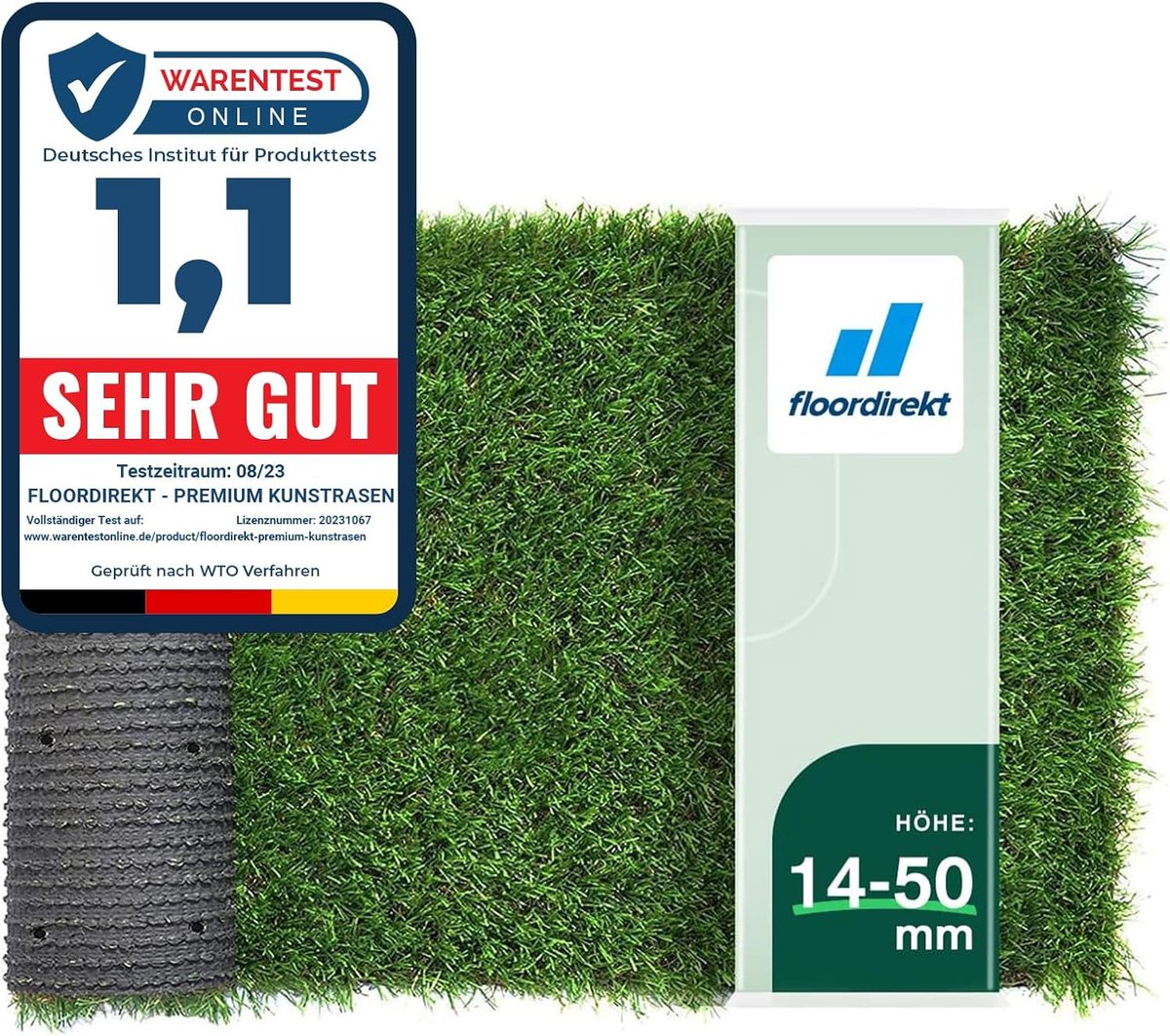 Kunstgras Loper - Grasmat Gazon - Balkon Terras - Watervast Weerbestendig - 200 x 1500 cm - Groen