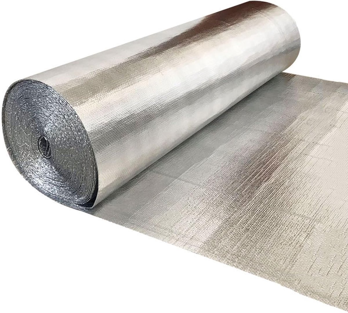Radiator isolatiepaneel - Isolatie folie - Warmte isoleren - Dubbelzijdig reflecterend - 100x400 cm - Zilverkleurig