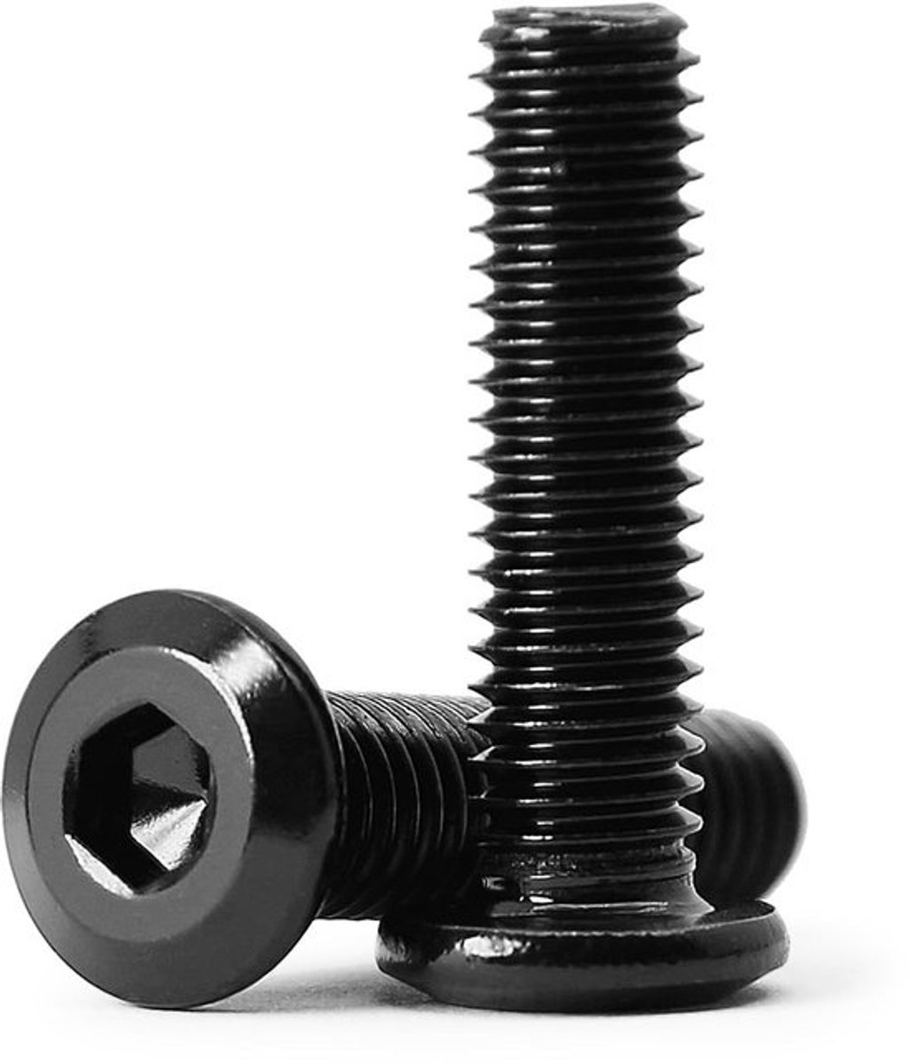 NTHProducts - Schroeven - M4 x 12mm - Volledige draad - Zwart