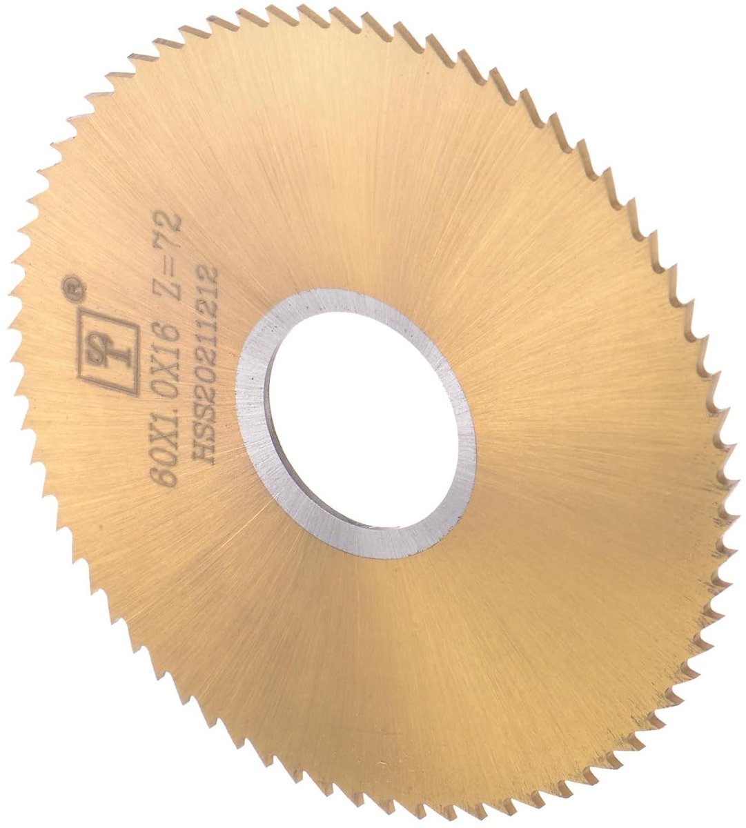 Cirkelzaagblad 60 mm diameter, 16 mm schacht, 1 mm dikte, 72 tanden voor houtbewerking, metaal en kunststof