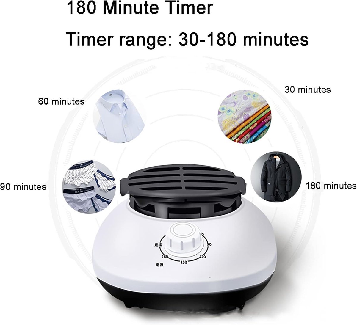 Elektrische Wasdroger Mini Kleding Droger Snel Kleding Drogen Energiebesparend Stil 13 kg Capaciteit Wit