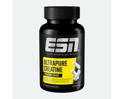 ESN Ultrapure Creatine – 90 Capsules - Hoogwaardige creatine voor Krachttraining, Spieropbouw & Prestatieverbetering – 3,4g Monohydraat waarvan 3g Creatine per Dagdosering