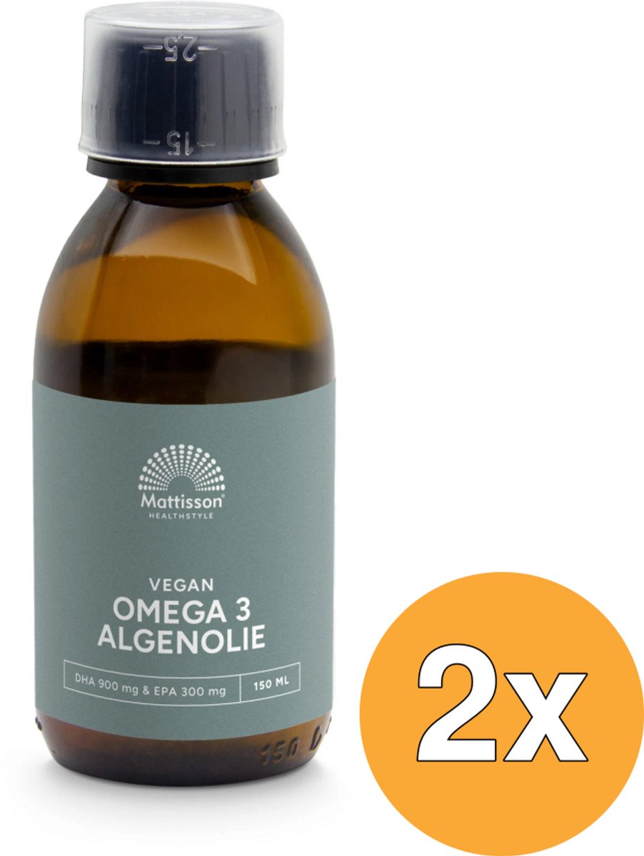 2x Mattisson Vloeibare Algenolie Orange (150 ml)