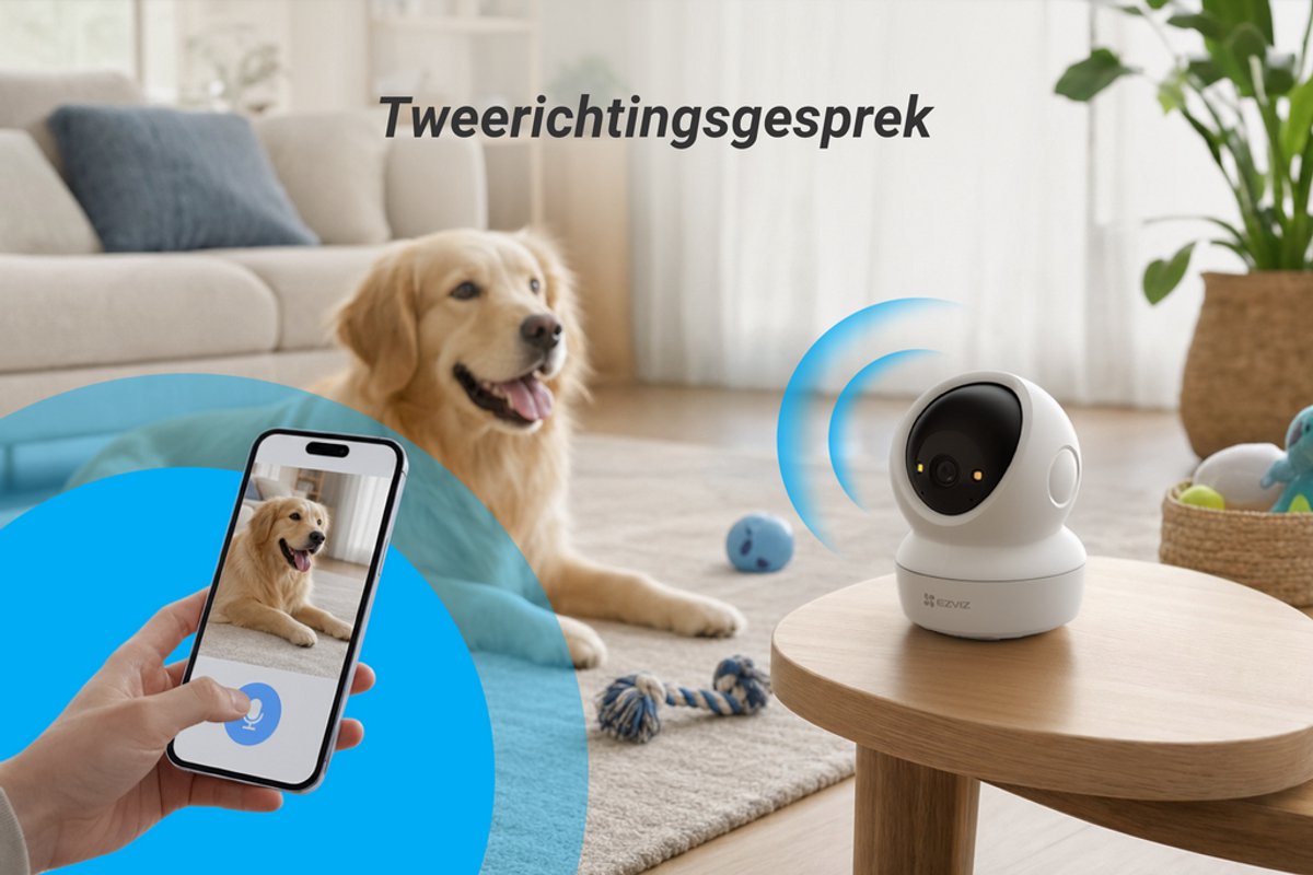 EZVIZ H6c Pro Beveiligingscamera Binnen met 360° Pan & Tilt - afbeelding 3