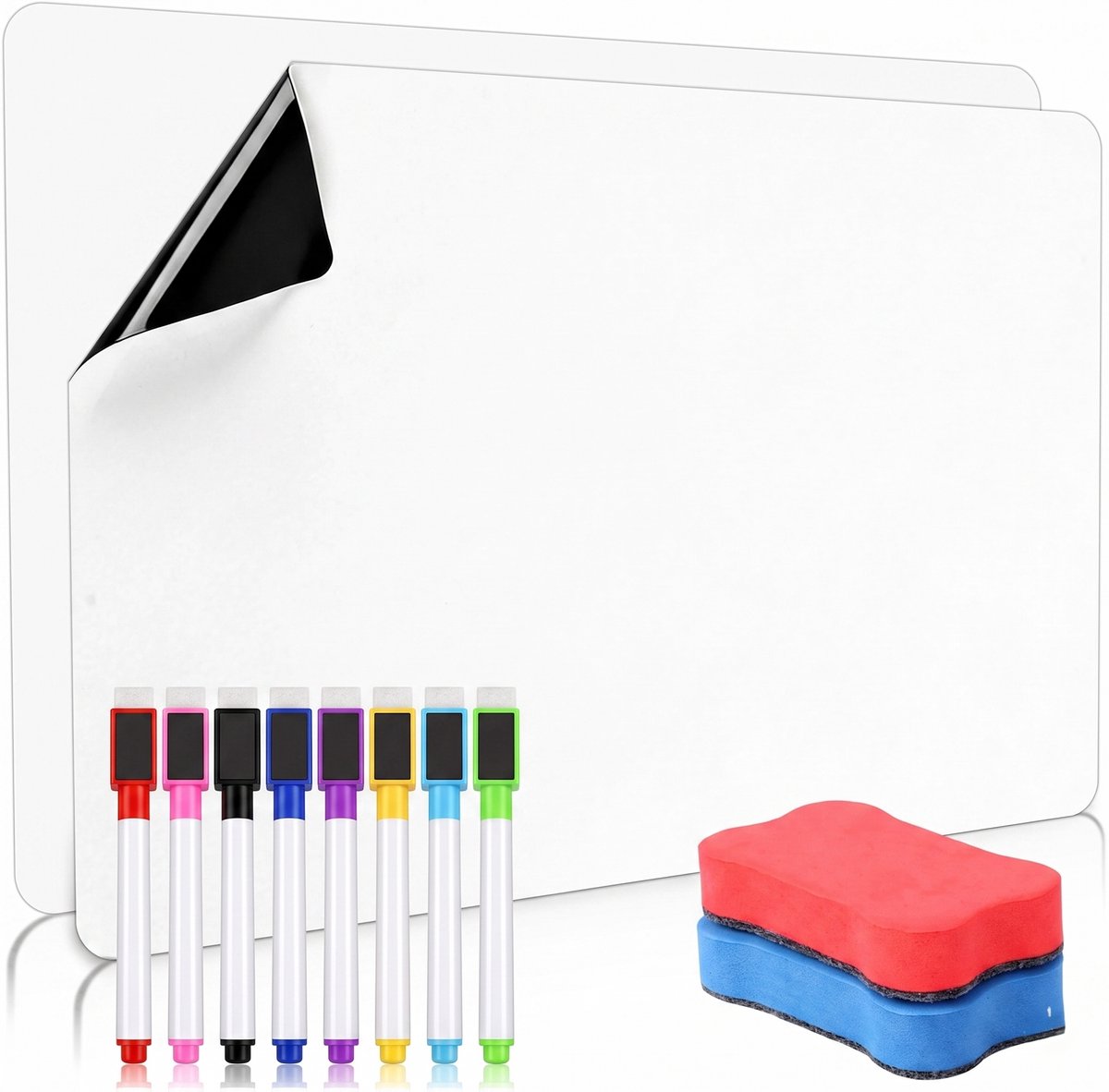 ZenoNova 2 Stuks Magnetisch Whiteboard