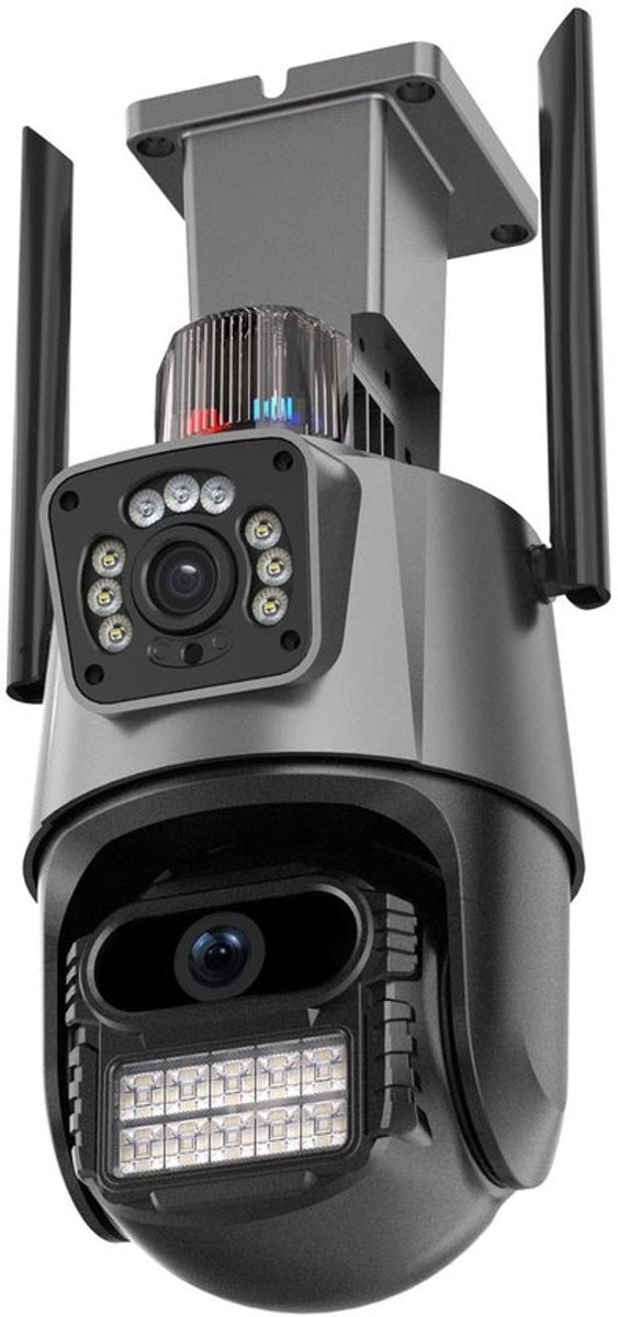 OmGoods - Dailygoody - Beveiligingscamera - Dual Screen Wifi Beveiligingscamera