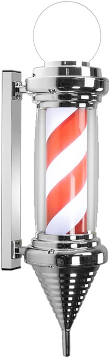 Draaibare LED Lamp - Kappersbord - Aandacht Trekken - Waterdicht Ontwerp - N.v.t. - Rood Wit Blauw