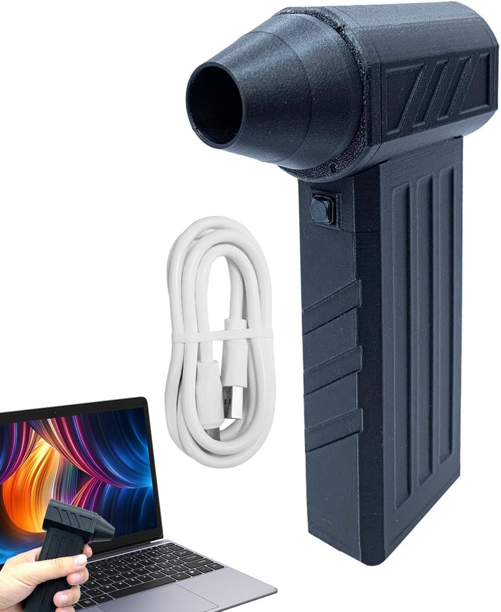 Turbo Droger Blower - Luchtblazer Auto - Auto Detaillering - Borstelloze Motor - 110000 tpm - Grijs