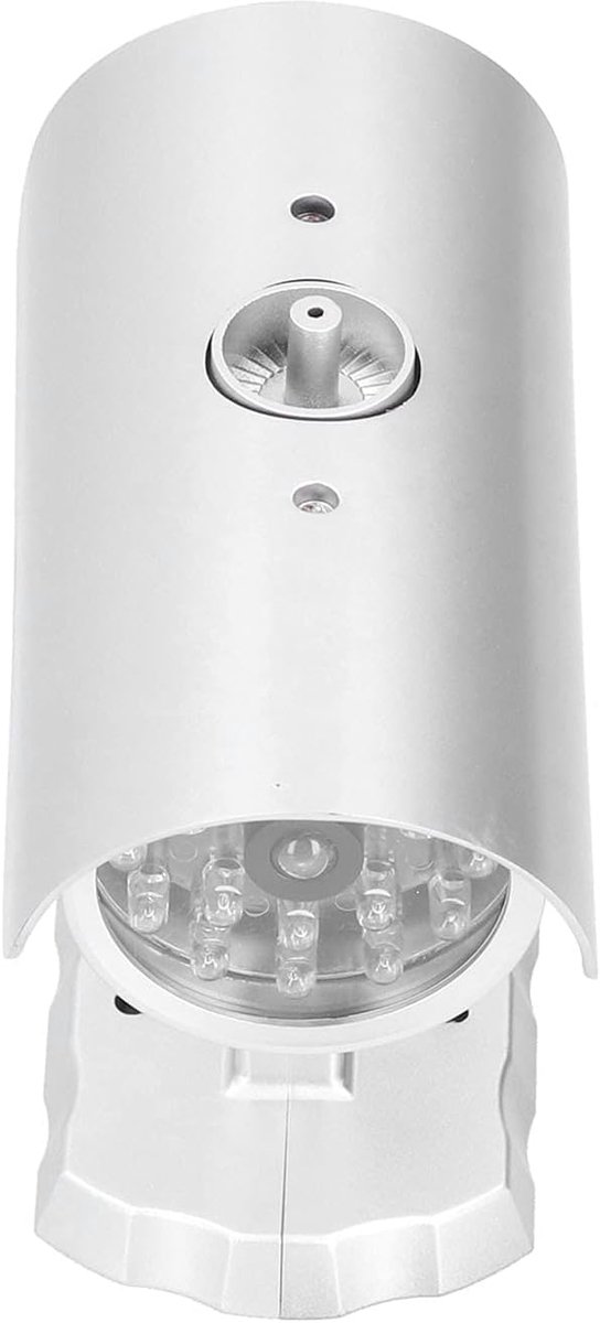 Simulatiecamera Dummy Camera - Nep Beveiligingscamera - Afschrikking Indringers - Knipperend LED Licht - 14x145x63 cm - Zwart