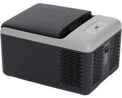 Koelbox - Mini Koelkast Vriezer - Kamperen Auto - Diepvries -20°C - 9 Liter - Zwart