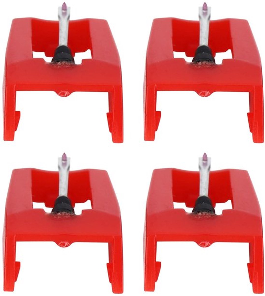 Stylus Cartridge Naald Platenspeler Grammofoon Accessoire - Set van 4 Stuks