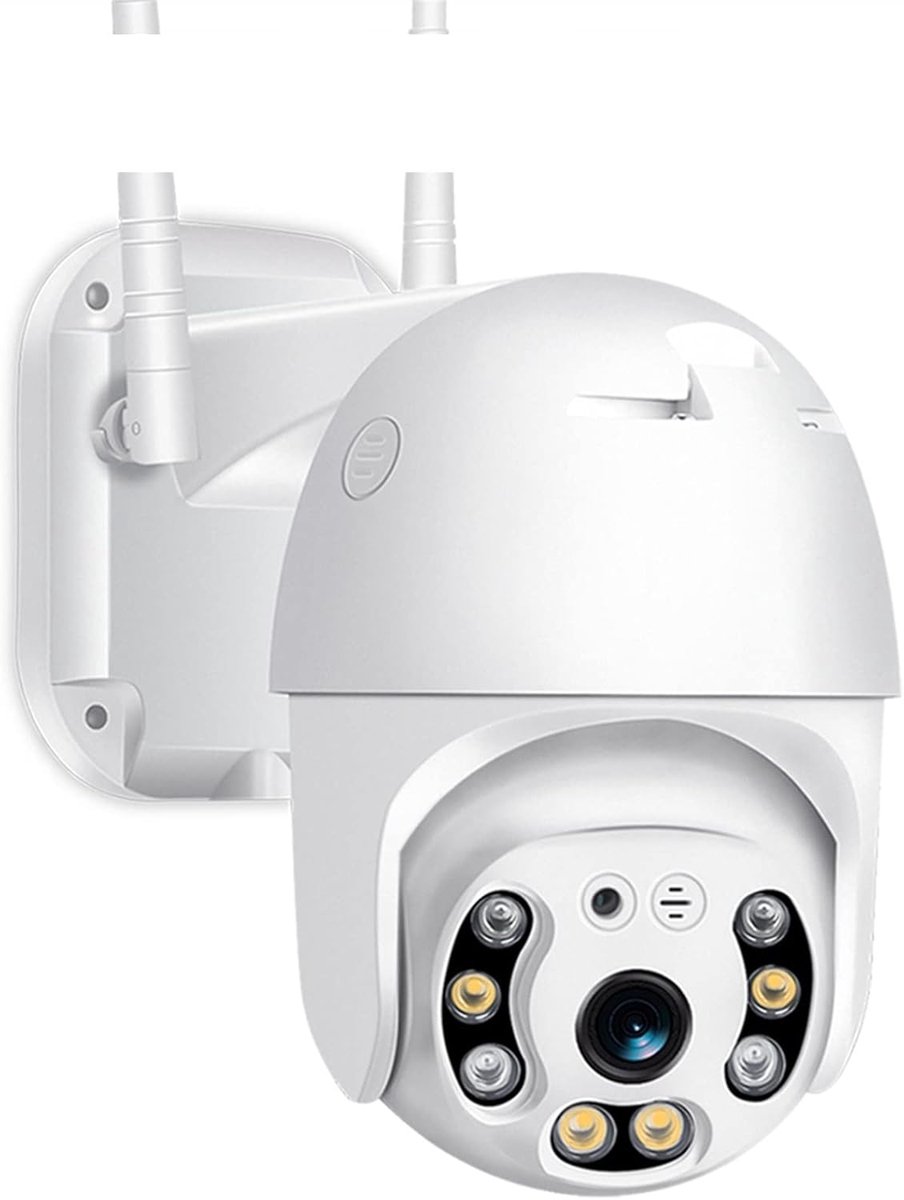Bewakingscamera Outdoor - IP Camera Dome Camera - Huis Beveiligen - 3MP Beeldkwaliteit - 4X Zoom - Universeel