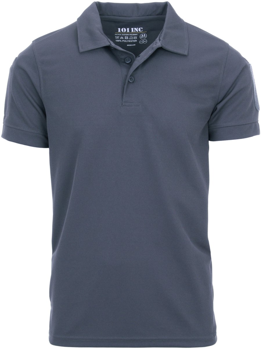 101inc Tactical Polo QuickDry wolf Grijs